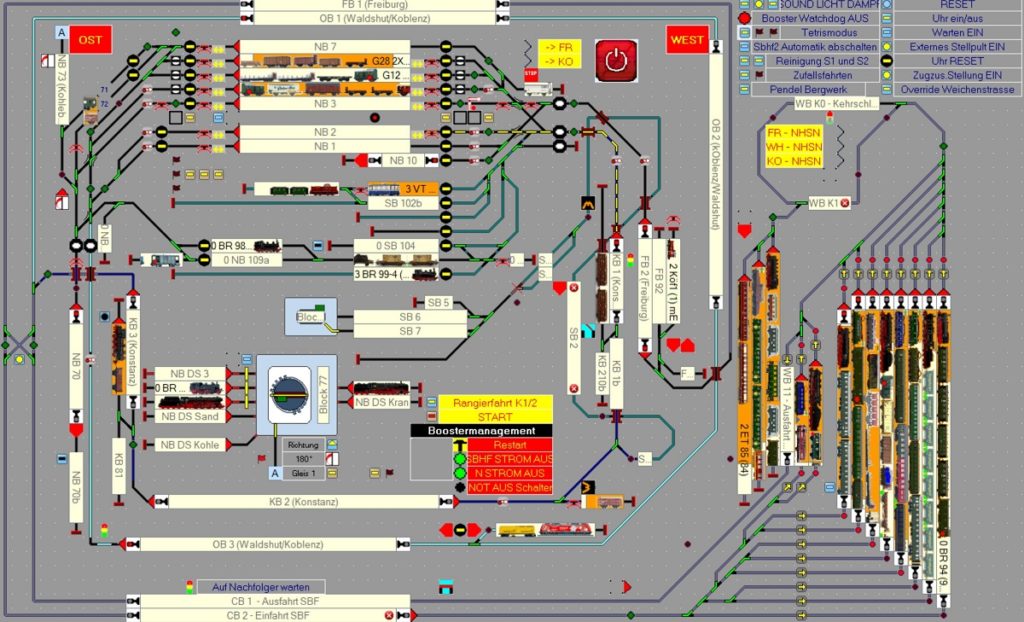 Stellpult - Traincontroller