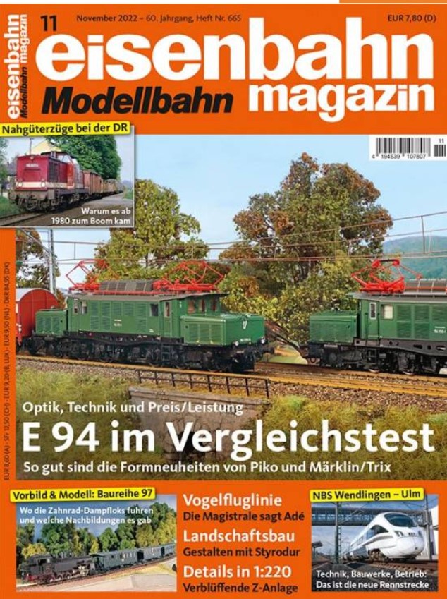Titelbild Eisenbahnmagazin 11/22