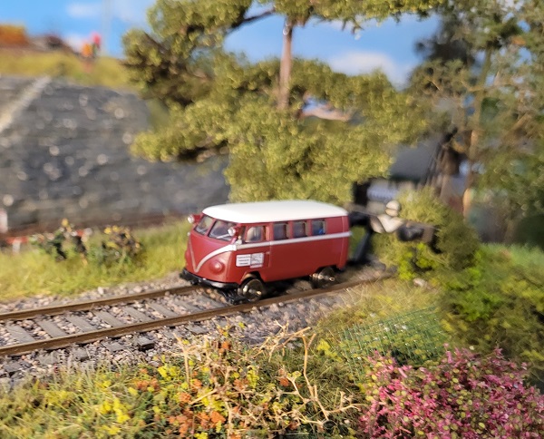 Klv20 - VW Bus auf Schienen